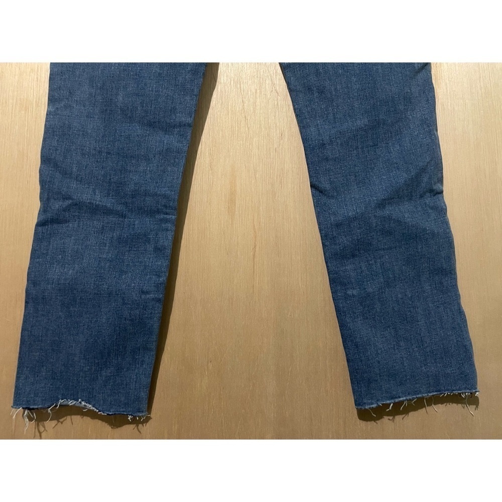 Vince Camuto High Rise Button Fly Jeans Denim Blue - Picture 6 of 7